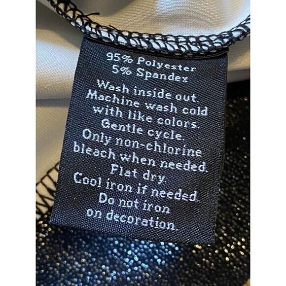 Rock & Republic Top Womens L Black Jewels Crosses Gothic Grunge Sweatshirt NEW - Picture 5 of 8